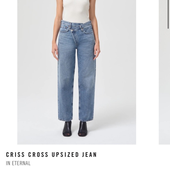 agolde criss cross jeans - Picture 5 of 6